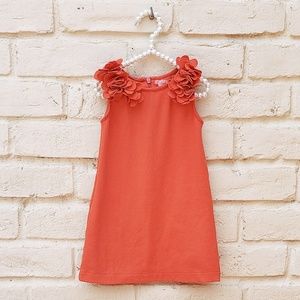 Girls 2T Orange Sleeveless Dress